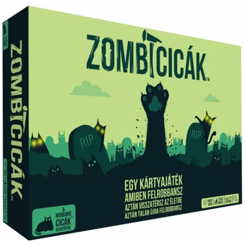 Zombicicák társasjáték