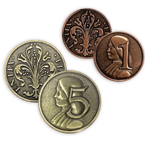 Lorenzo il Magnifico: fémpénz kiegészítő