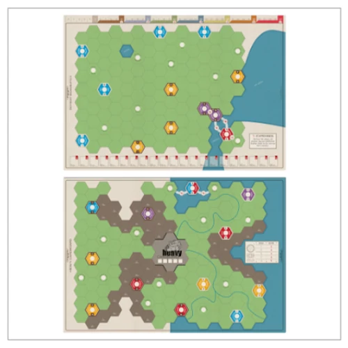 Age of Steam Deluxe: Expansion Maps (Detroit Bankrupcy & Heavy Cardboard) angol kiegészítő