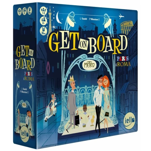 Get on Board: Paris & Roma (angol) társasjáték