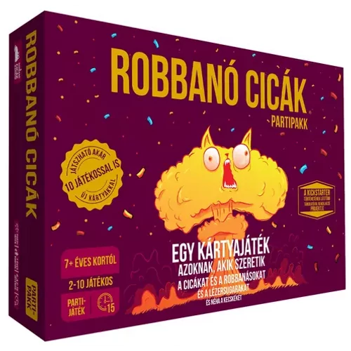 robbanó cicák partipakk