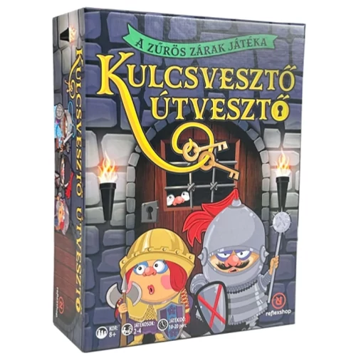 Kulcsvesztő útvesztő társasjáték