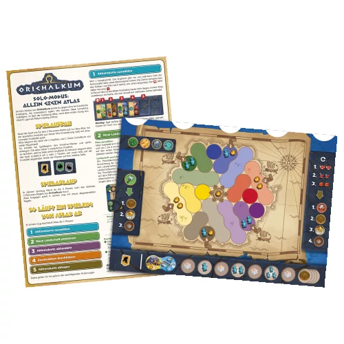 Orichalcum: solo rules (német, letölthető angol szabállyal) társasjáték kiegészítő