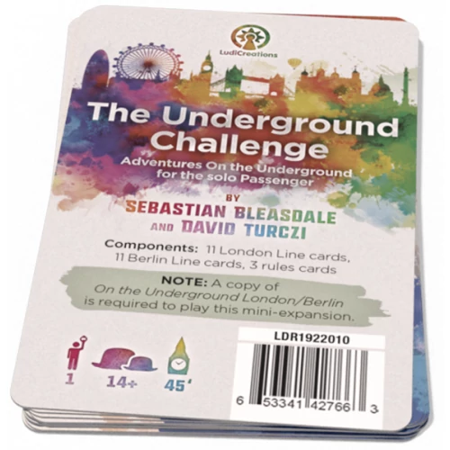 The Underground Challenge: London / Berlin (angol) challange lapka kiegészítő