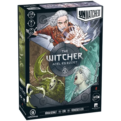 Unmatched: The Witcher - Acél és ezüst társasjáték - ajándék promókártyákkal