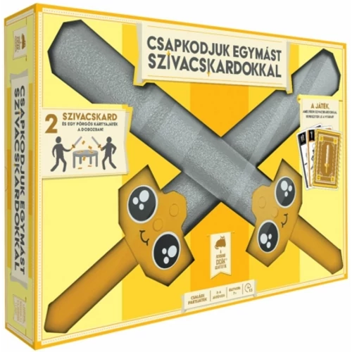 Csapkodjuk egymást szivacskardokkal társasjáték
